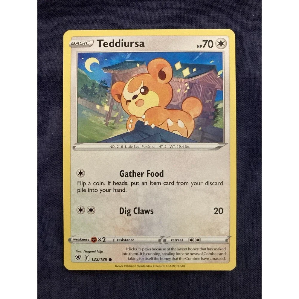 Teddiursa 122/189 Swsh10: Astral Radiance Basic Common Regular
